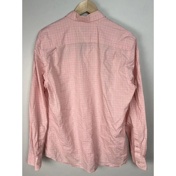 Southern Tide Plaid Trim Fit Button Down Long Sleeve Shirt Size Medium Cotton - Picture 2 of 10